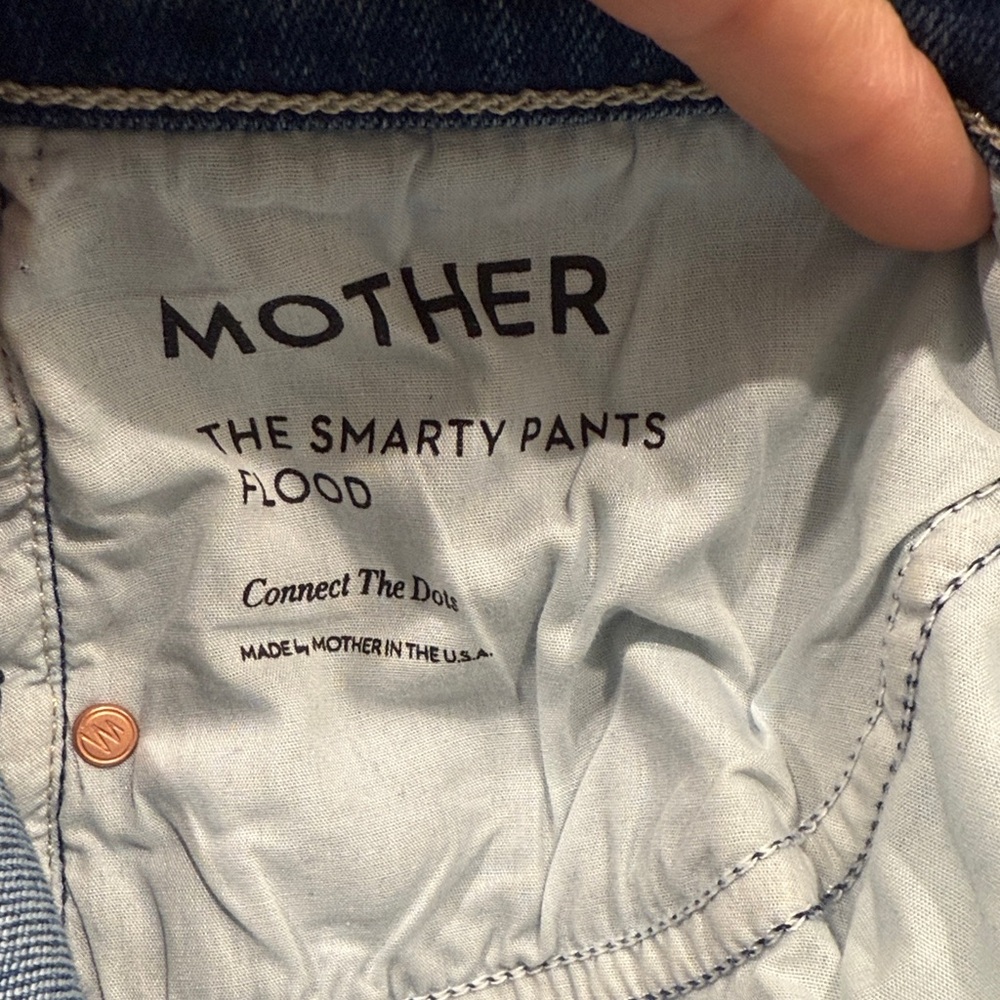NEW WITHOUT TAGS!!! MOTHER Classic Blue Straight Leg Jeans - Picture 5 of 10